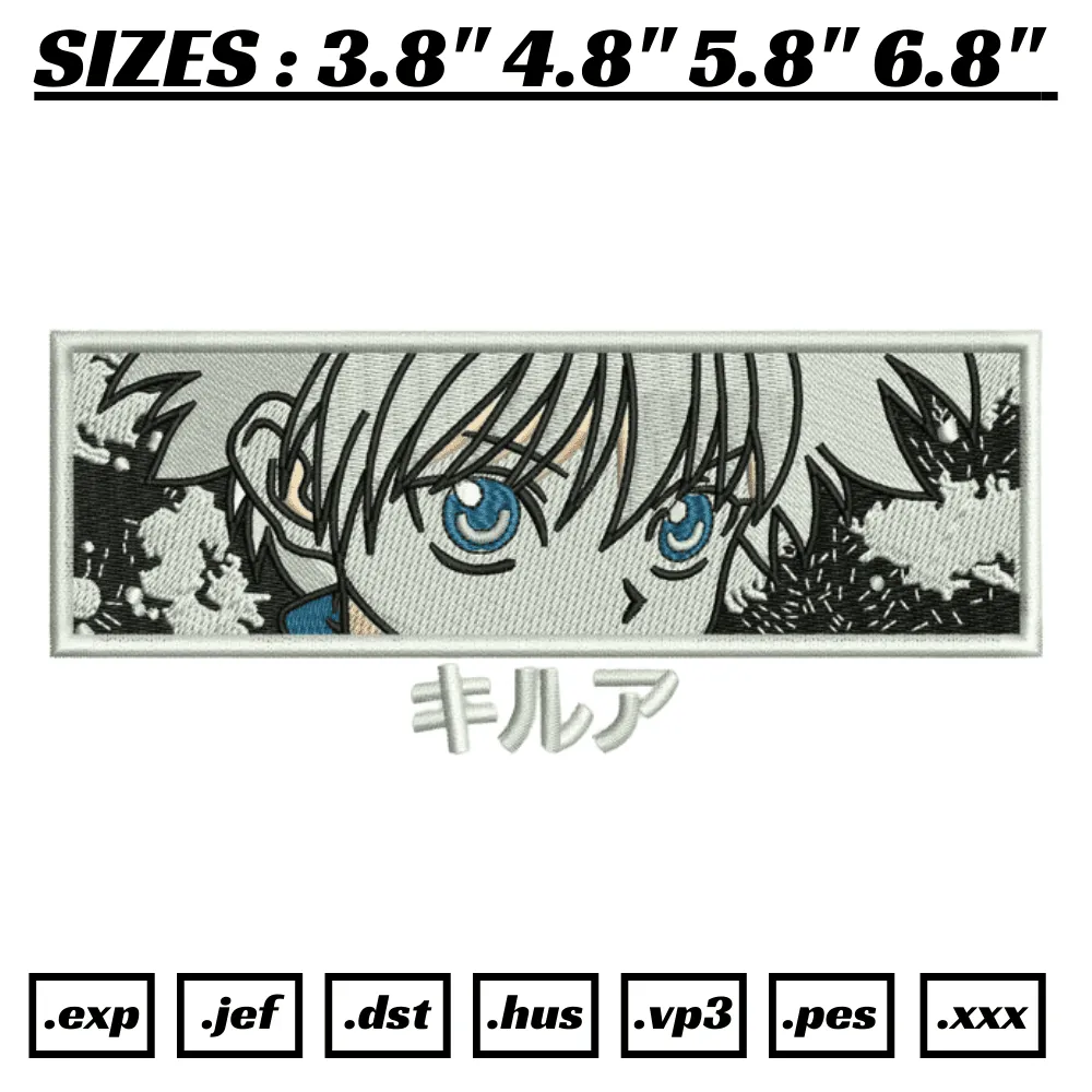 Anime Embroidery Pattern Killua Shy Boxed